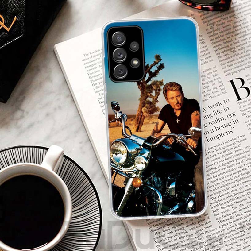 Johnny Hallyday Music Cover For Samsung Galaxy A51 A50 A71 A70 Phone Case A21S A31 A41 A10 A20E A30 A40 A01 A11 A6 A7 A8 A9 Coqu