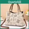 Trendy Large Capacity Women's Handbag Modern Korean Style Bucket Bag With Zipper And Pockets