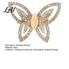 Butterfly Brooch Pin Women Hollow Brooch Golden Decorative Badge Lapel Pin Sweater Cardigan Coat Dress Jewelry Accessories Shirt Decoration