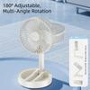 USB Powered Desktop Fan Adjustable Angle Mini Electric Fan Energy Saving USB Fan  Home Office