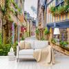 3d City Photo Wallpaper Street Landscape Mural Restaurant Cafe Living Room Tv Backdrop Wall Painting