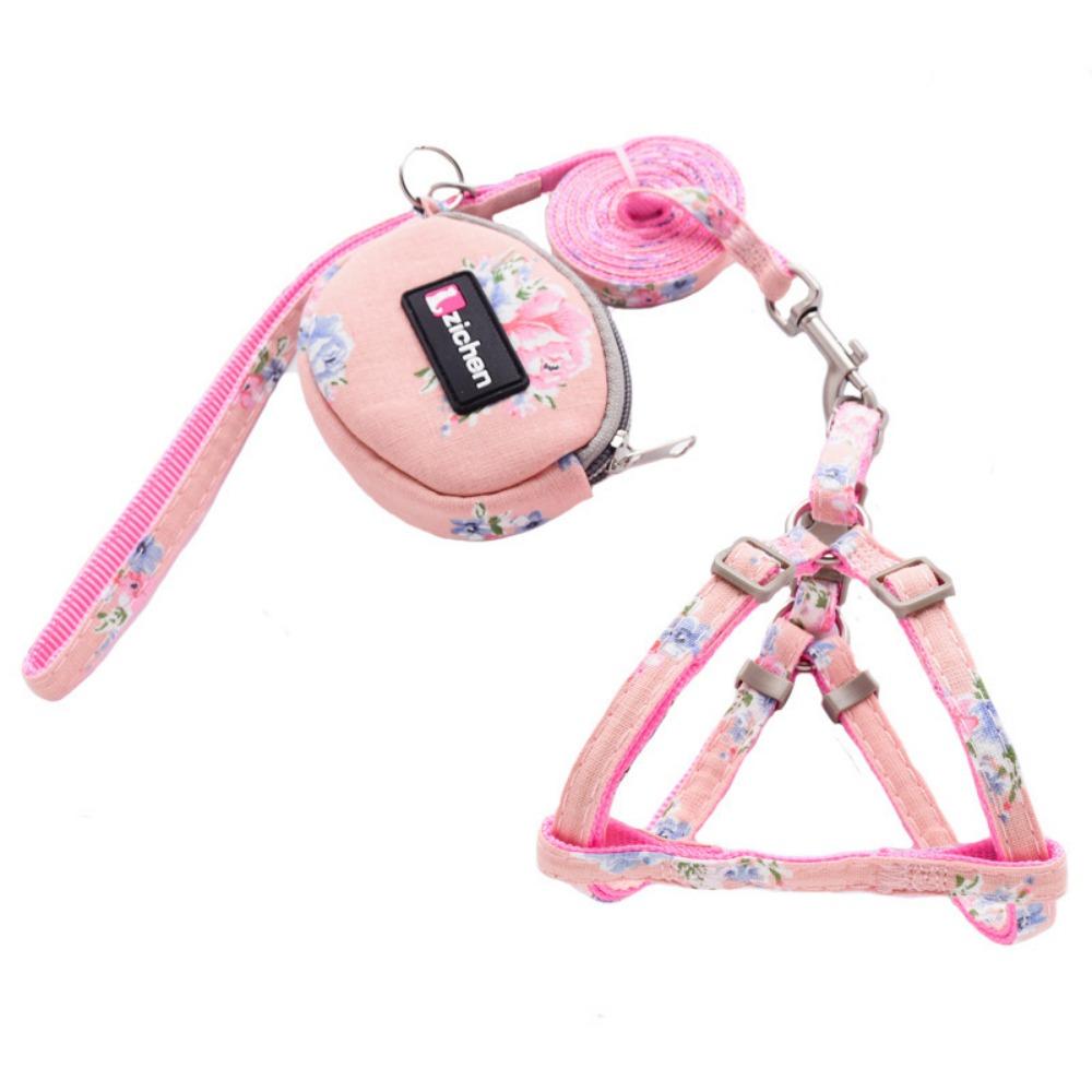 Pet Supplies Dog Chest Strap Traction Rope Small Dog Teddy Bigbear Go Out Walking Dog Rope Adjustable