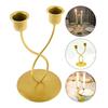 Candle Holder for Pillar Candles Stable Base Table Centerpiece Candlestick Holder for Mantel Fireplace Dining Desktop Home Decor