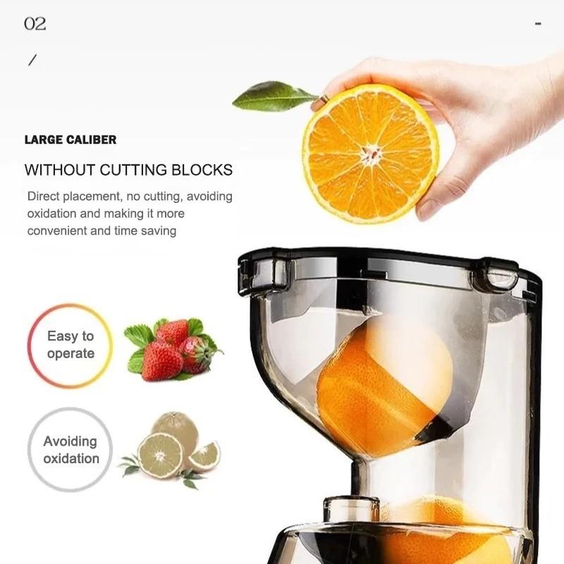 150W Household Juice Blender Large Caliber Slow Speed Juicer Portable Multi Functional Fruit Mixer