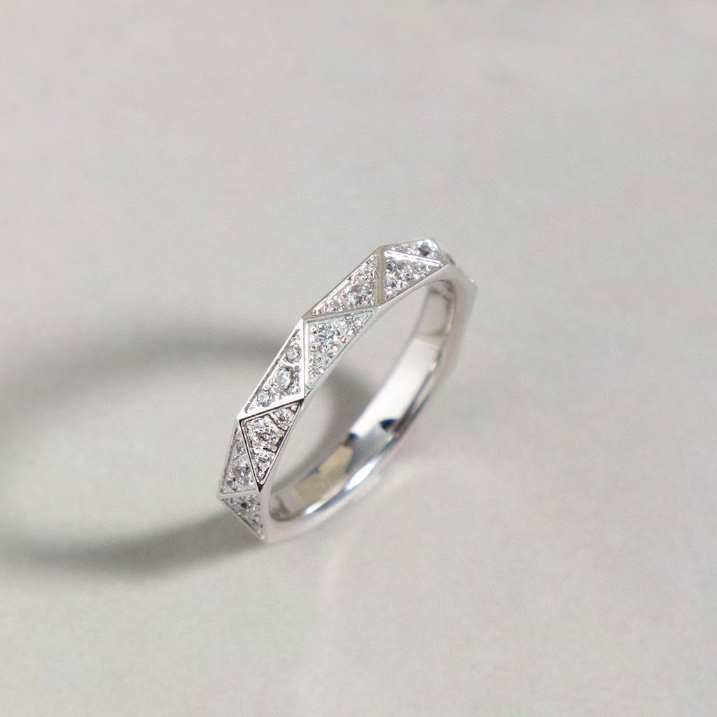 2023 New Vintage Hot Brand Women's Ring Diamond Luxury Jewelry For Women Designer Pure 925 Sterling Silver Fashion Lady Rings