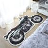 Home bedroom carpet irregular motorbike shape carpet fashion personality lambswool bedroom non-slip carpet