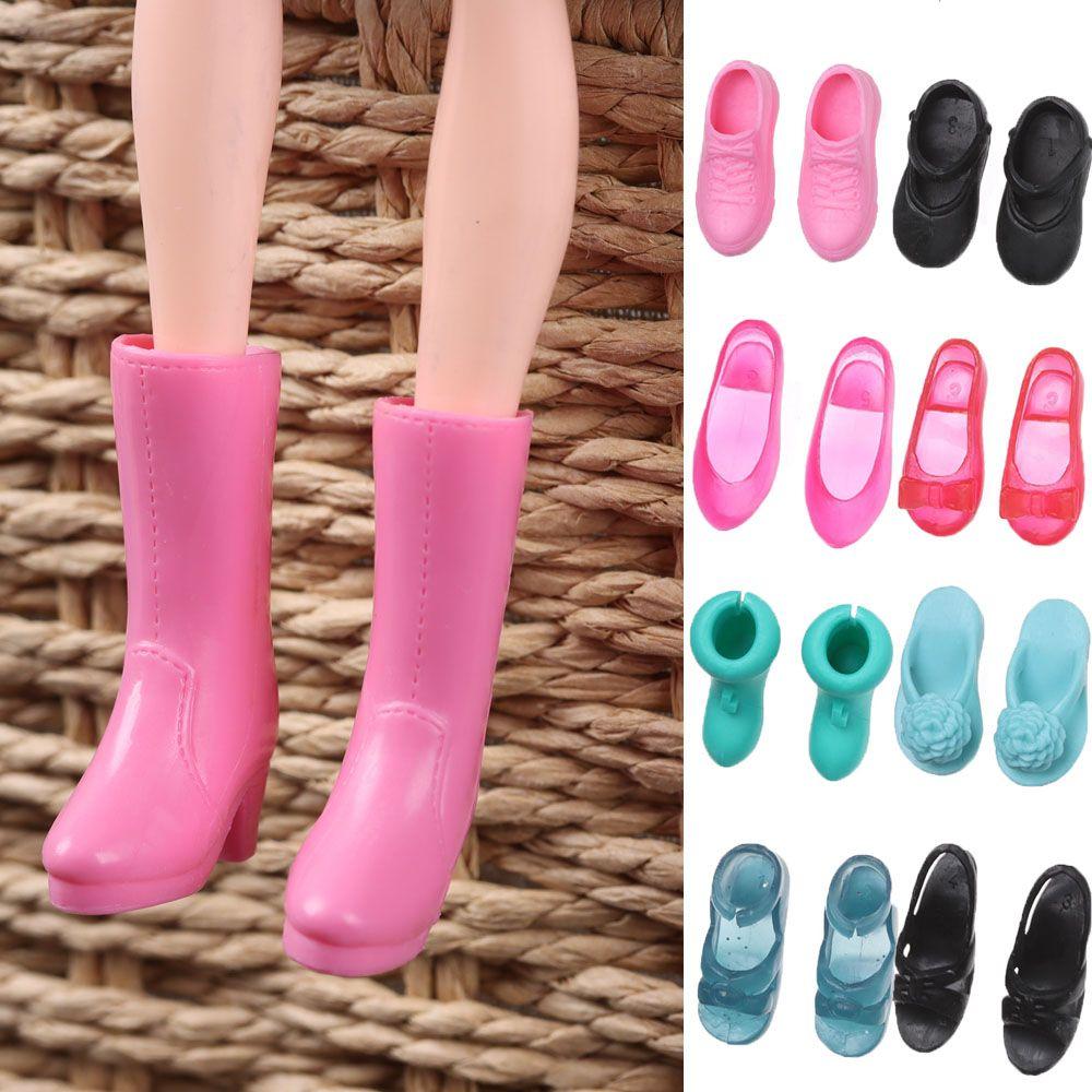 

24 Styles Fashion Female High Heels Shoes Doll Shoes 1/6 Dolls Boot Accessories