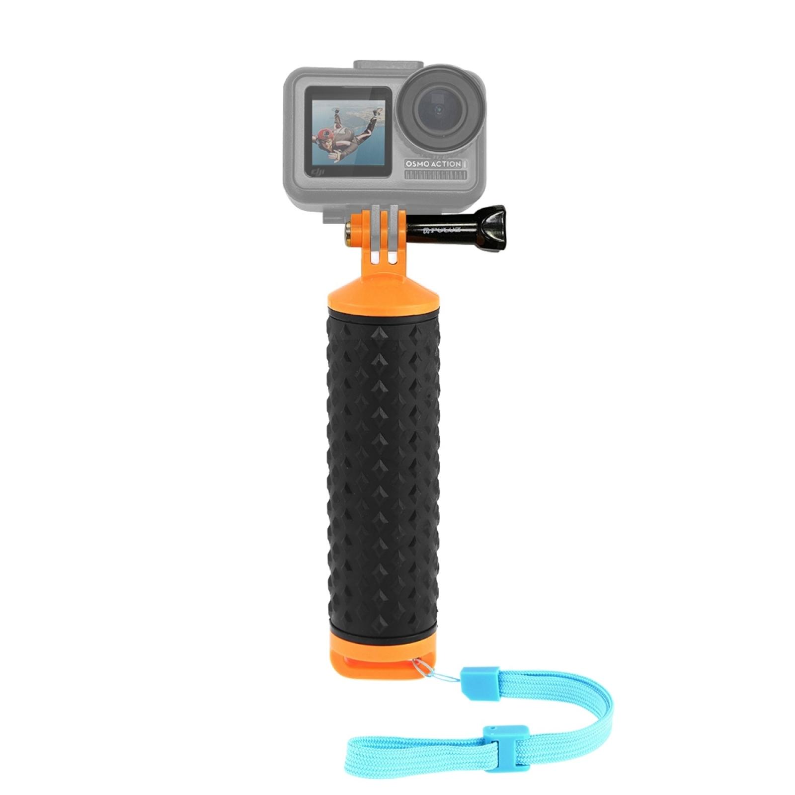 PULUZ PU329 For GoPro Hero Series/Insta360 One R/DJI Osmo Action Camera Buoyancy Rod Selfie Stick Waterproof Hand Grip A