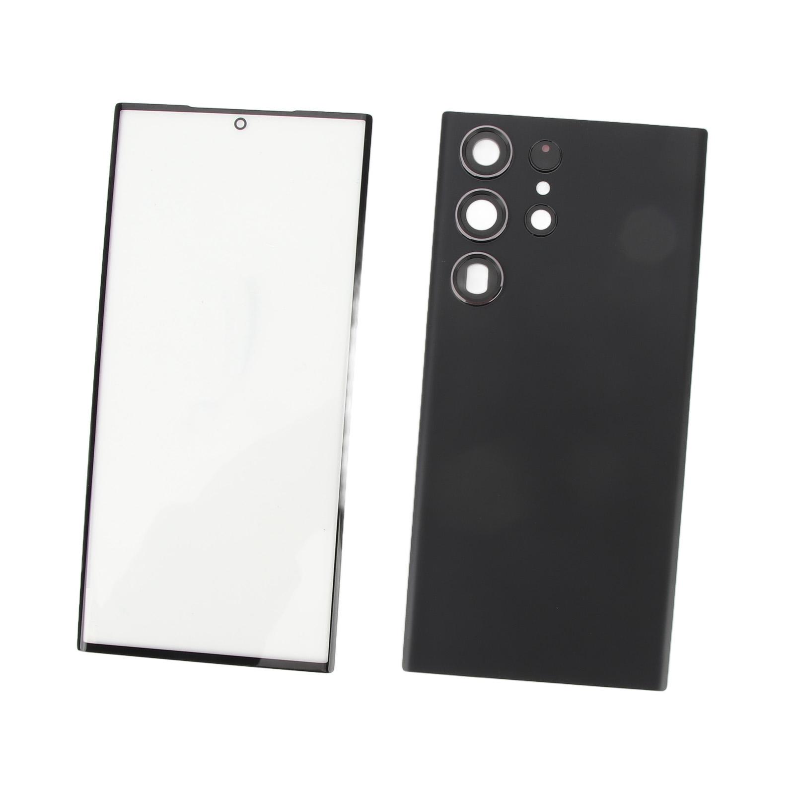 

Back Glass Replacement for S23 Ultra Back Rear Cover Front Outer Lens Glass Screen Hosing Door Repair Replacement Kit