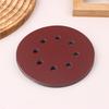 10Pcs 5 Inch 8-Hole Alumina Sanding Pad Sanding Sheet Polishing Sand Paper Sanding Discs Abrasive Polishing Tool For Metal Wood