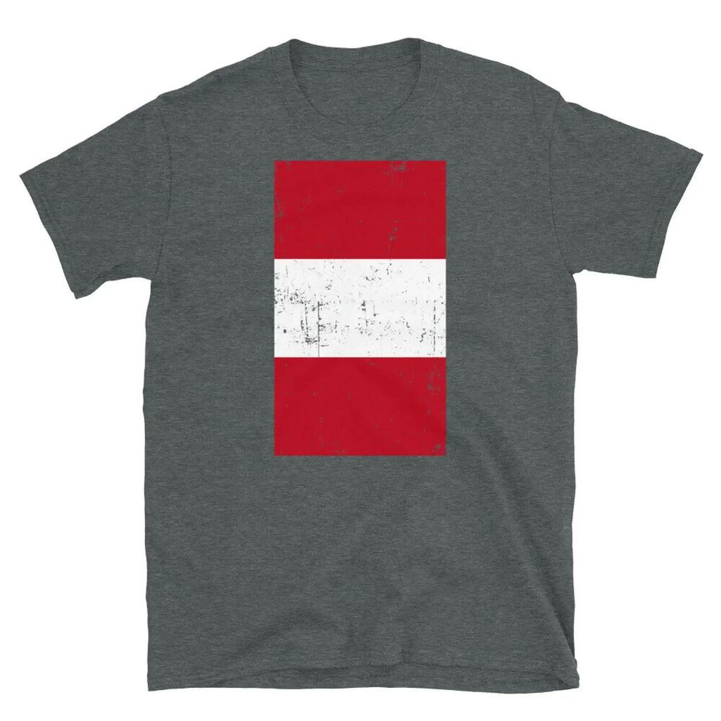 Peru South America Lima Distressed Flag Short Sleeve Unisex T Shirt