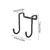 304 Stainless Steel Hook Double S-shaped Non Perforated Hanging Clothes Hook Cabinet Door Hanging Rack Multi-purpose Wall Hanger