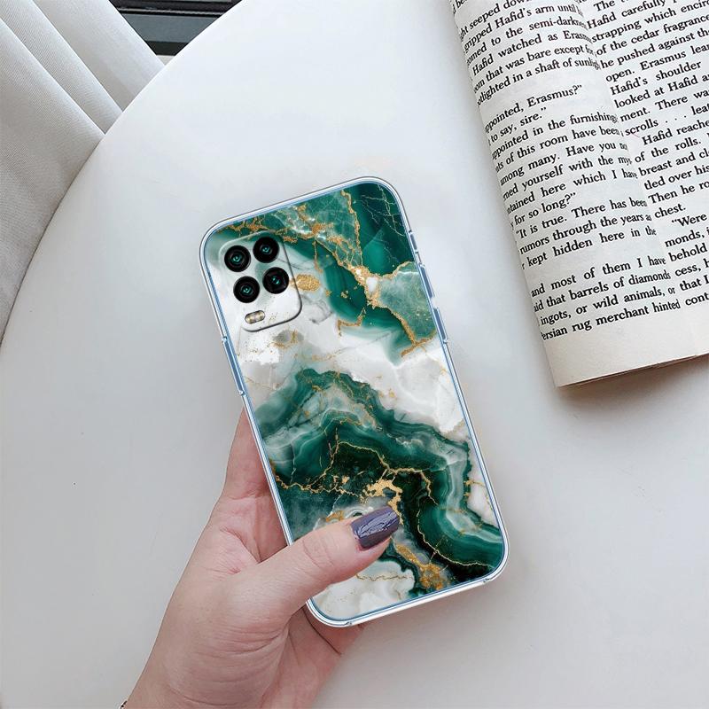BH36 printing Marble Transparent Phone Case for Samsung Galaxy A04 A04S A14 A23 A34 A54 M23 M33 M52 M53