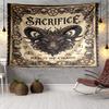 Dark Ritual Symbols Tapestry Room Decoration Wall Hanging for Living Room Bedroom, Dormitory, Birthday and Christmas Gifts