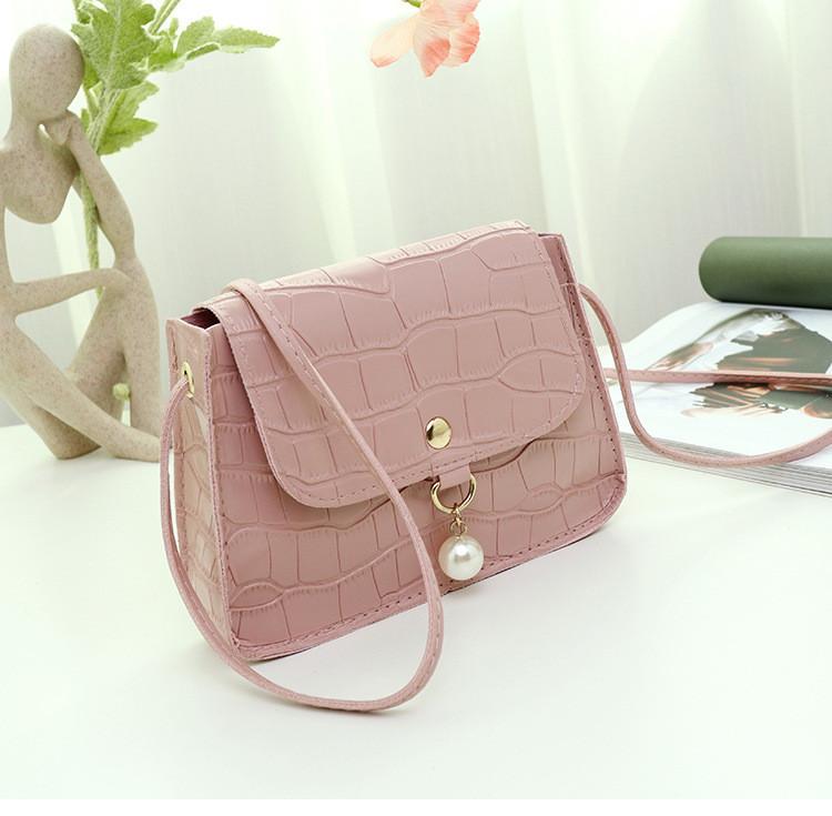 Fresh And Sweet Stone Pattern Small Crossbody Bag For Women