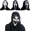 Set Costume Viso da Fantasma per Adulti per Festa di Halloween Materiale di Qualità e Design Unico!