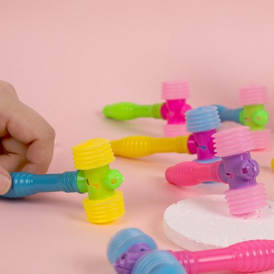 Children Hammer Toy with Sound Musical Instrument Knocking Vocal Toy Boys Girls Sensory Colorful Hammer Toy Toddler Educational Toy