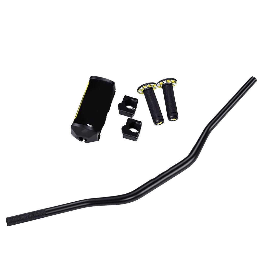 7 8 Inch 22mm Dirt Bike Handlebar Replacement for CRF with Foam Pad and Anti Slip Handlebar Grips Universal For