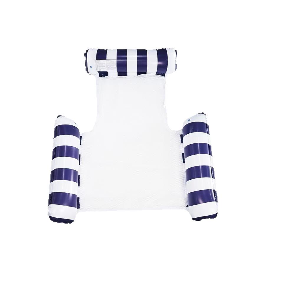 Třínosníkové nafukovací lehátko k bazénu pro dospělé - Skládací s opěradlem