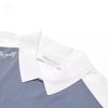 Fila Color Block Casual Short Sleeve Knit Top Women Tops Blue White A11W315419F-BU