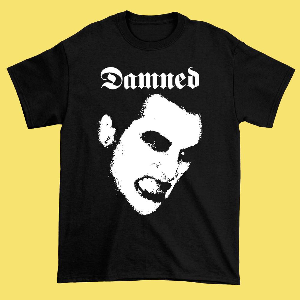 

Rare The damned Band Men Gift For Fans All size shirt Unisex T-Shirt L