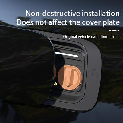 Für ZEEKR 001 2026 2025 7X 007 9X Ladeanschluss-Schutzabdeckung Silikon-integrierte magnetische Abdeckung Auto-Ladezubehör