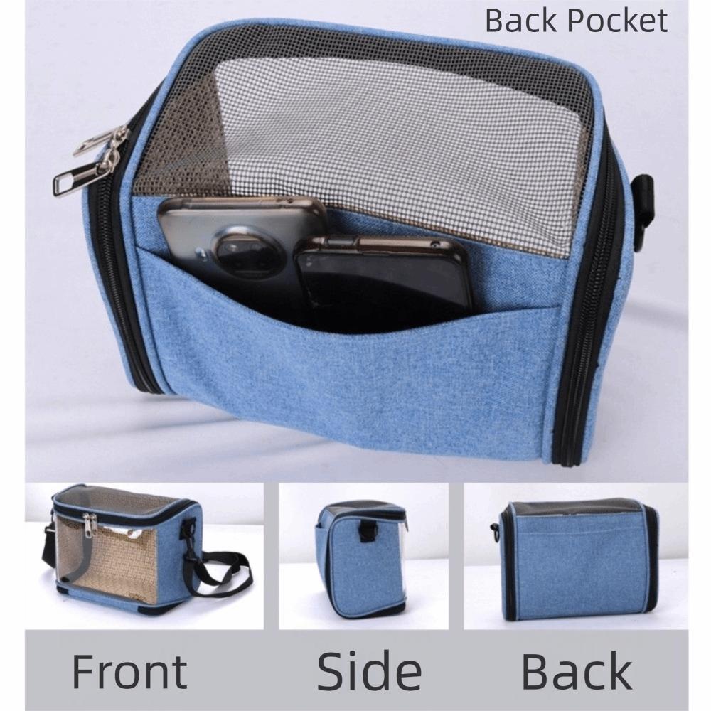 Clear Window Hamster Carrying Bag Portable Travel Bird Cage Parrot Out Bag Pet Show
