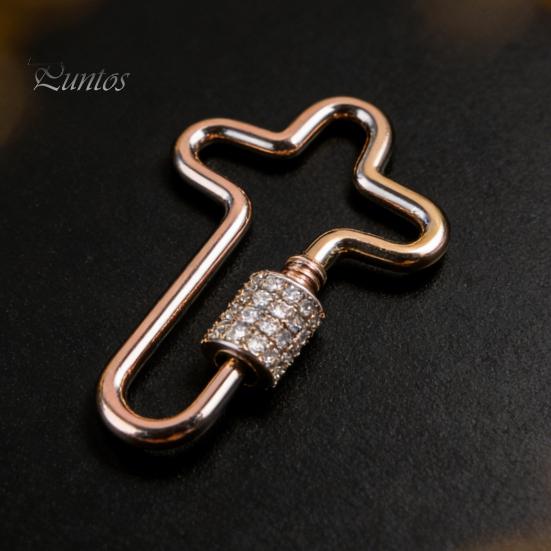 Craft Buckle Fastener Decorative Unique Shape Turnbuckle Clasp Screw Locking Jewelry Making Keychains Bracelets Necklaces Supplies Replacement