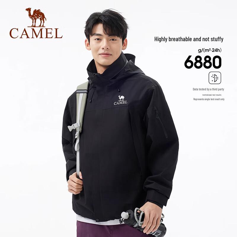 Camel Unisex Waterproof Hardshell Jacket A35BA46074