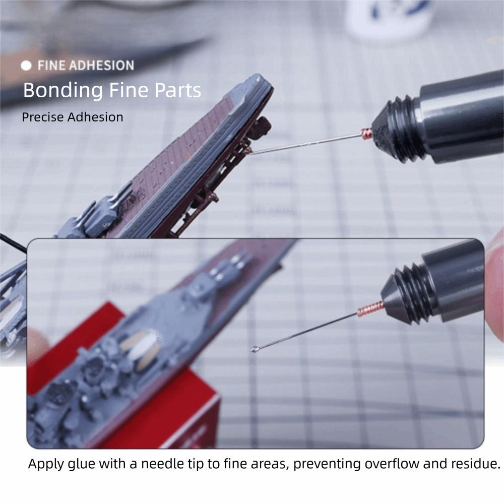 Mini Modell Dosierstab Metall Kleinteile Modell Klebstoff Dosierassistent Stabil Tragbar Klebstoffapplikator Nadel Hobby Basteln