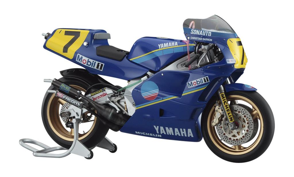 Hasegawa Yamaha YZR500 OW98 Sonauto Yamaha 1988 Plastic Model Kit 21705 1/12