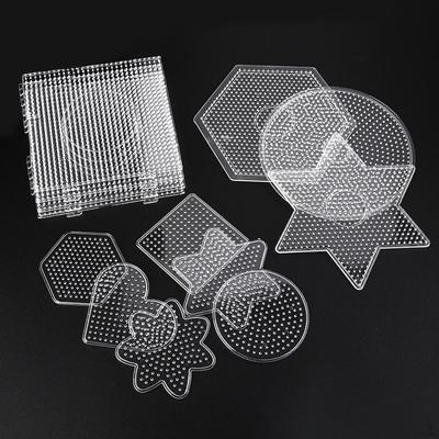 13Pcs 5 Mm Clear Plastic Pegboards Premium Material for Parent-Child Toys Small Interactive