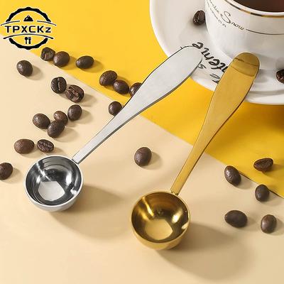 Stainless Steel Coffee Spoon Multi-functional Juice Milk Powder Tea Dessert Spoon Tableware Long Handle Stirring Spoon