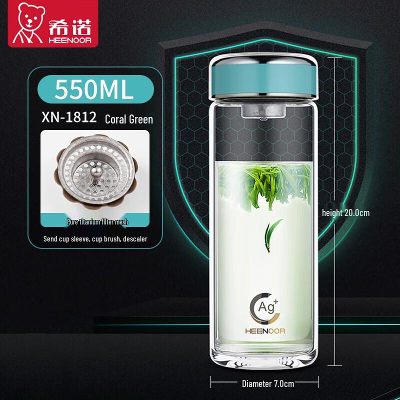 Heenoor Antibacterial Single-Layer Glass Tea Cup