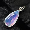 19.65 Ct Certified Natural Australian Opal 925 Sterling Silver Pendant Best Gift