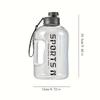 Hiking And Fitness Super Large Capacity Accurate Calibration Water Bottle Food Grade Plastic Material Scientific Drinking