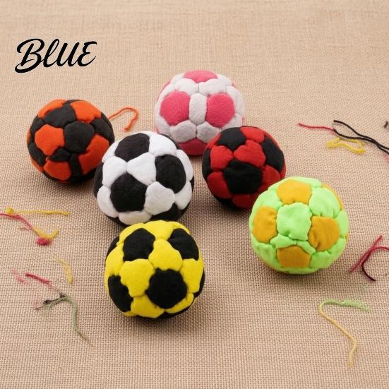 Soft Durable Sandbags 6Pcs Knitted Footbag Sack Handmade Crochet Juggling Balls for Beginners Vibrant Pattern Yarn Outdoor Play Colorful Gift Teens