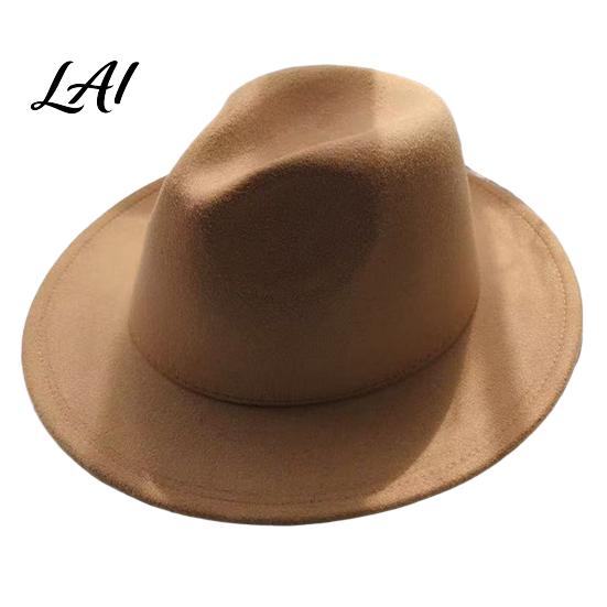 Photogenic Outdoor Cap Unisex Fedora Hat Short Brim Wool Blend Retro Panama Hat Cap Felt Winter for Men Women 1920s Party Costume Autumn Warm