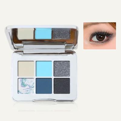 SHEDELLA - Future Tech 6 Shades Eyeshadow Palette - Galactic Blue