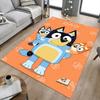 Bluey Family Adventure Carpet For Playroom Bedroom Living Room Sofa Home Decorkids Game Area Rug Nonslip Floor Mat