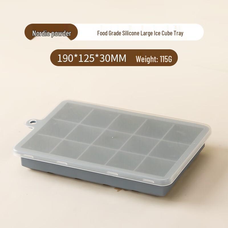 Silicone Ice Cube Trays with Lids - 3 Pack