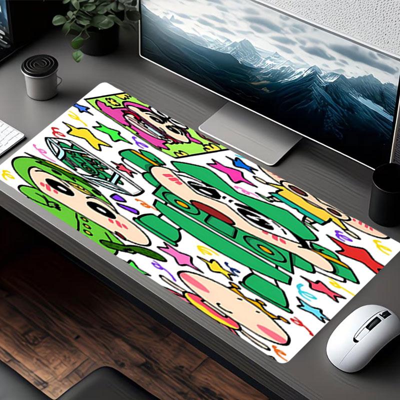 Crayon Shin Print Mouse Pad, for Keyboard Pad Laptop PC Mat for Office Home Use, Desk Decor, Perfect Birthday Gift for Gamers