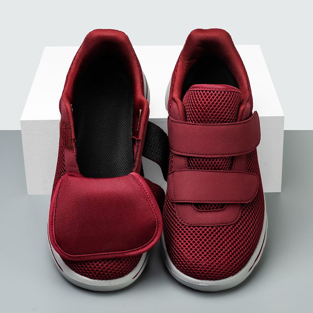 Breathable Wide Women's Shoes for Middle-Aged and Elderly with Diabetic, Swollen, Edema, and Hallux Valgus Feet