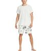 Nike T Shirts Men's White Crew Neck Moderate Straight Fit DM8142-133