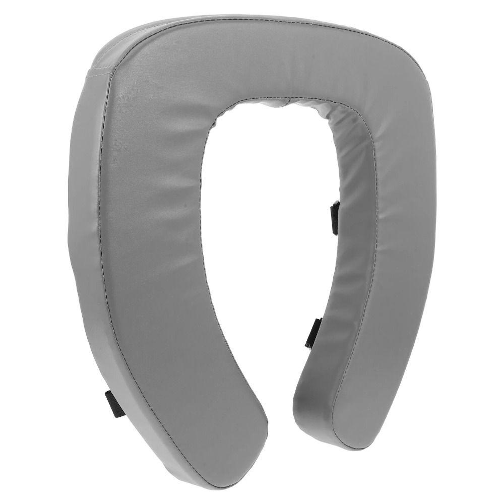 Waterproof U-Shape Toilet Seat Riser Washable Toilet Seat Pad  For Elderly