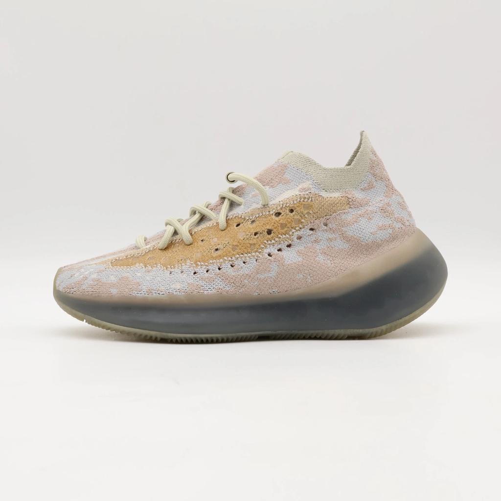 FZ1269 adidas Yeezy Boost 380 Pepper Light Grey Beige Red Sand Brown (Men's)