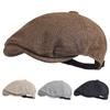 Men's Summer Berets Outdoor Breathable Newsboy Cap Spring Flat Hats Solid Duckbill Hats Vintage Gatsby Beret Hat Women