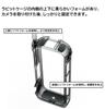 Insta360 X3 Camera Cage Lens Metal Frame Aluminum Alloy Protective Cage Case for Action Camera Rig with Cold Shoe Universal Thread Magnetic Action