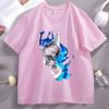 Cotton Mexican Wrestler Demon-Blue Tshirt Men's Designer Cotton T Shirt Cool Comfortable Short Sleeve T-shirt Male Clothes Tops