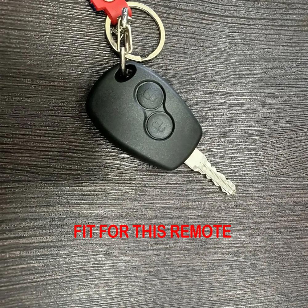 Silicone Keychain Cover Key Cap Holder Car Key Case for Renault Trafic Clio Duster Logan Dacia Sandero for Nissan Terrano Almera